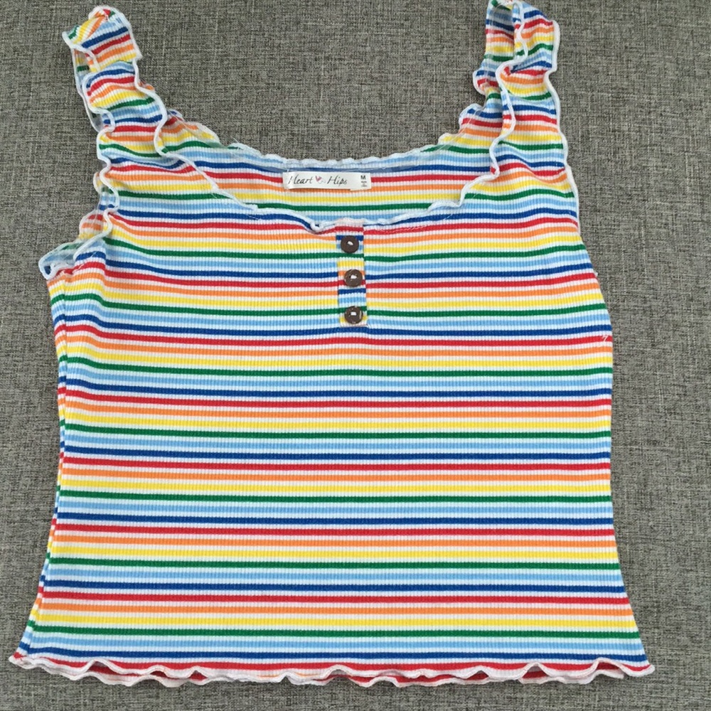 Rainbow Crop Top